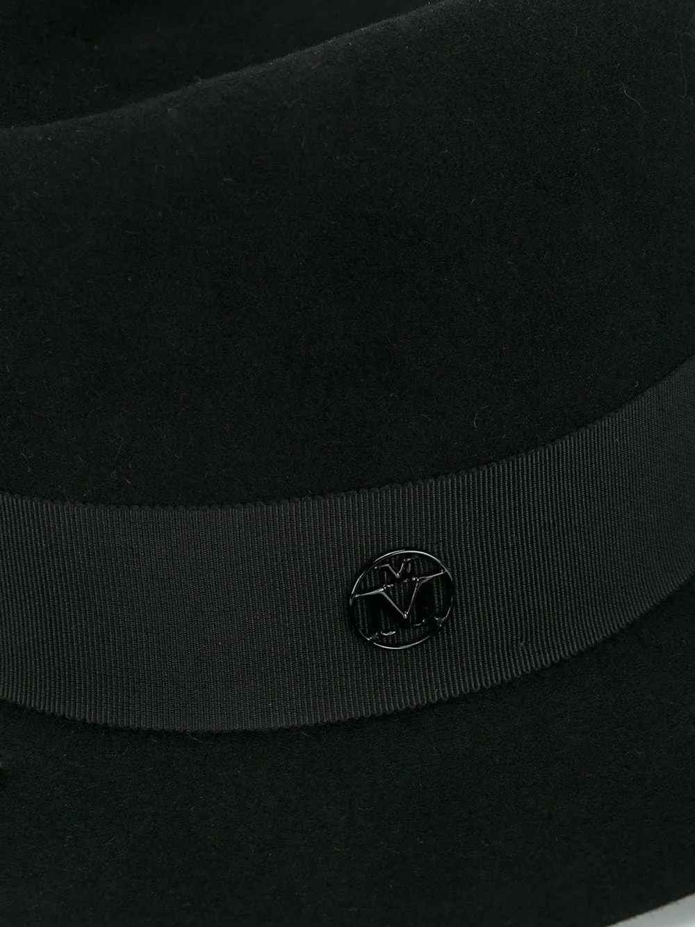 Maison Michel Andre Logo Plaque Fedora Hat
