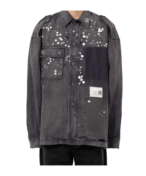 Embellished Military Shirt