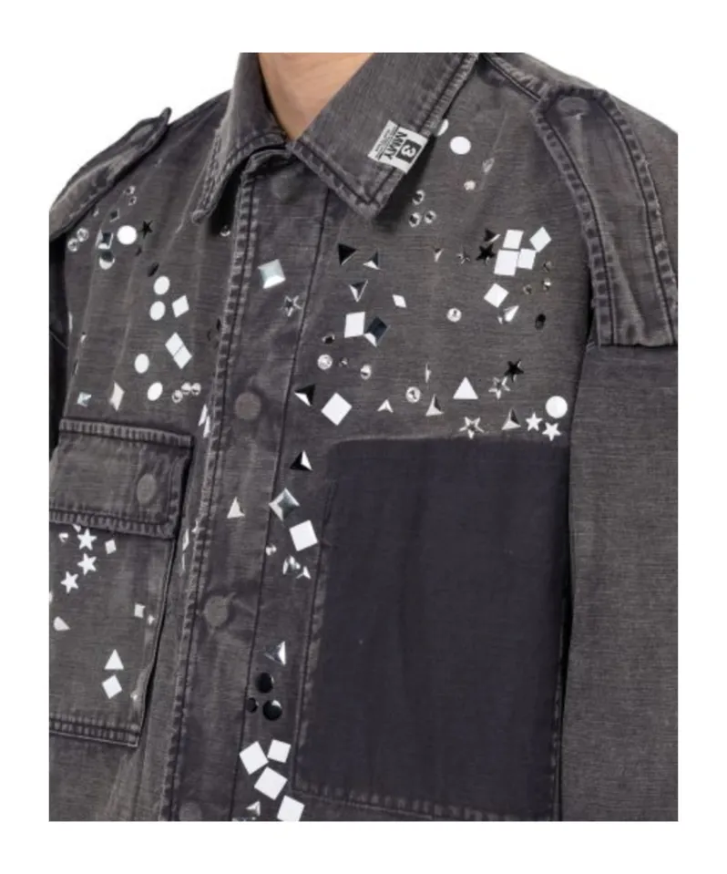 Embellished Military Shirt