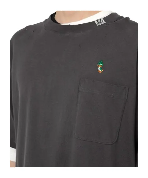 Layered Pocket T-Shirt