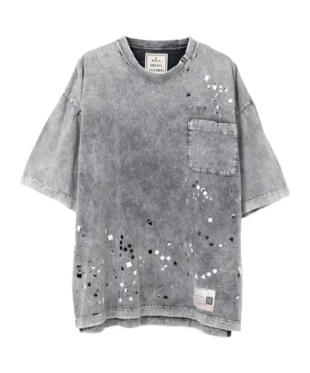 Embellished Bleached T-Shirt