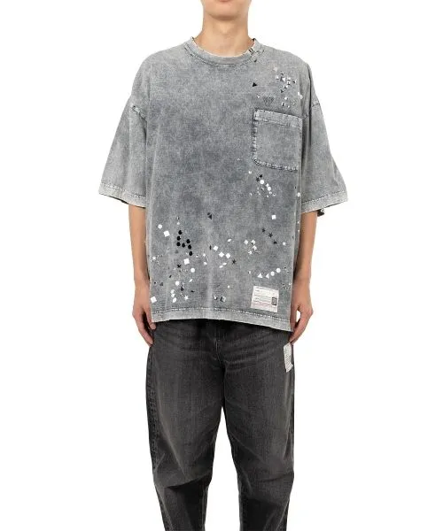 Embellished Bleached T-Shirt
