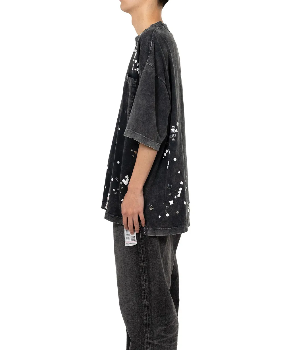 Embellished Bleached T-Shirt