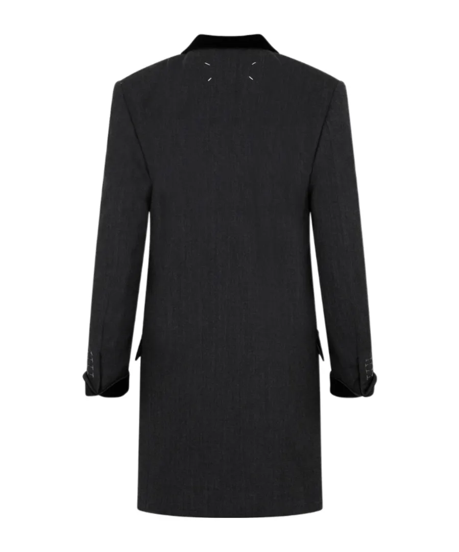 Single Breasted Long Sleeved Coat