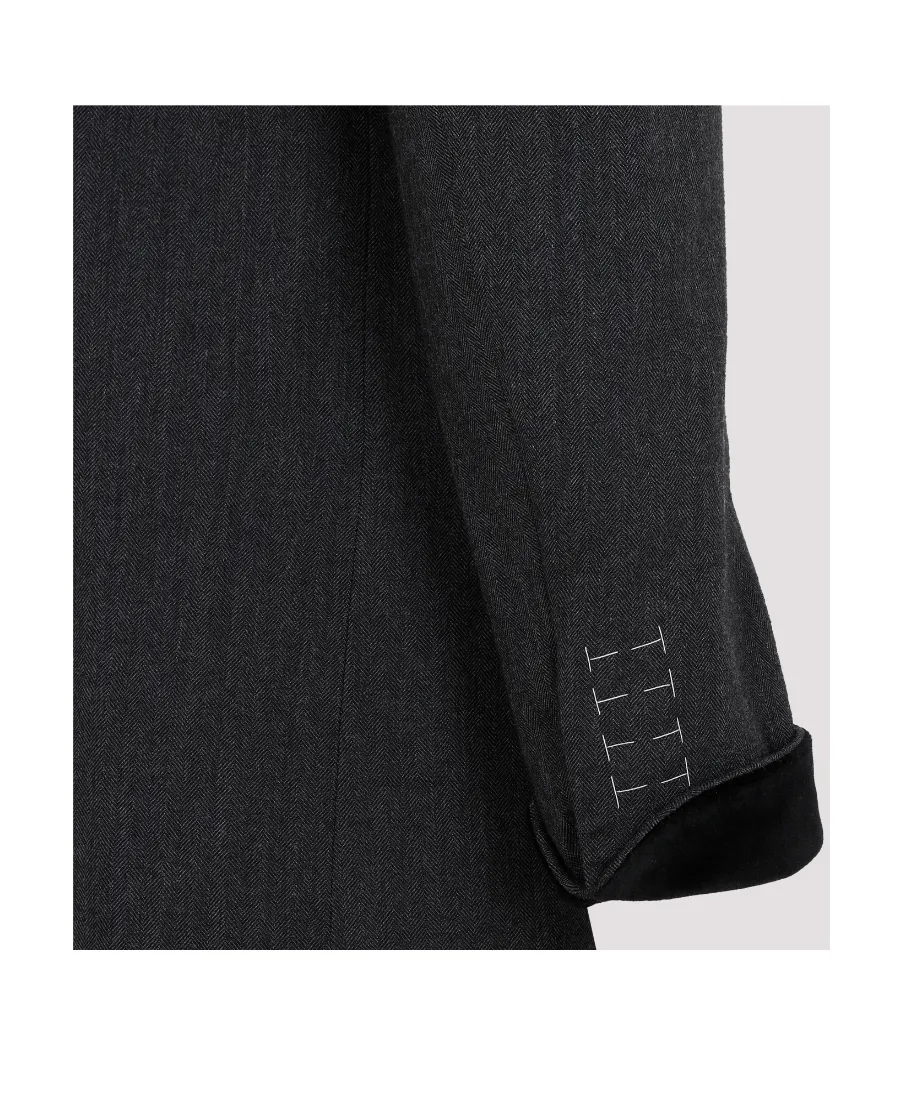 Single Breasted Long Sleeved Coat