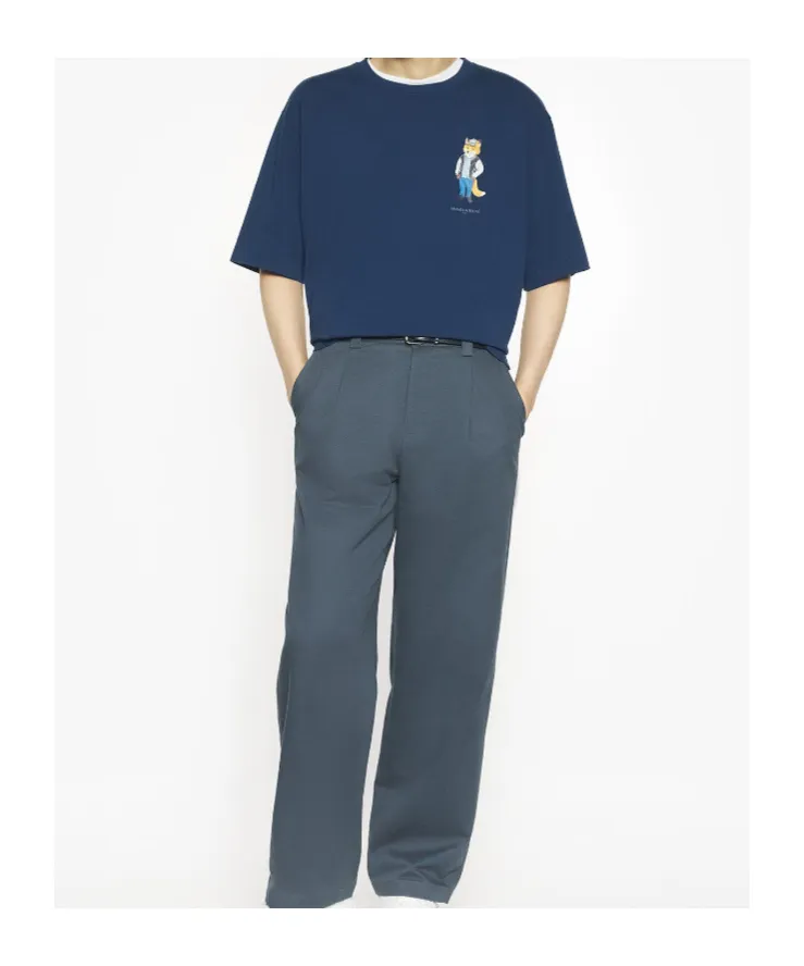Fox-Embroidered Cotton T-Shirt