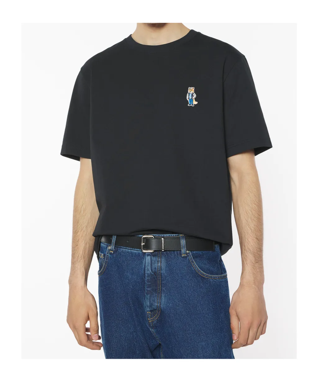 Dressed Fox Embroidered Cotton T-Shirt