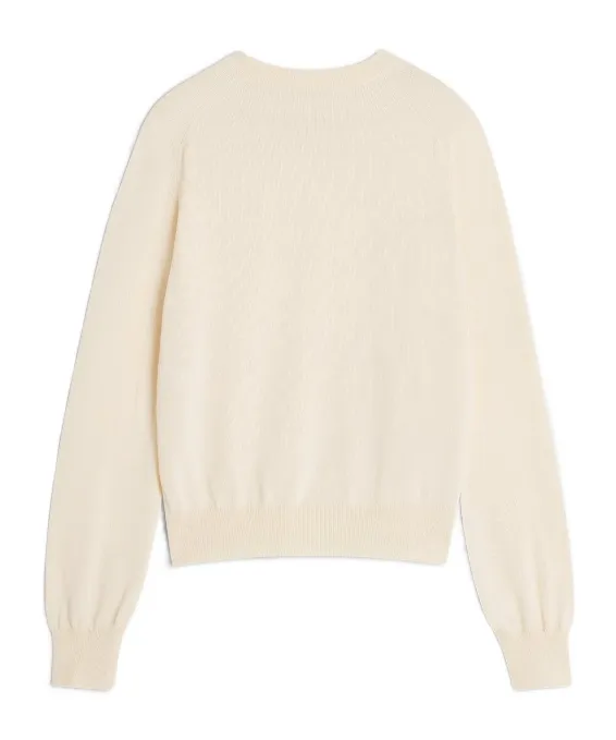 Baby Fox Embroidered Merino-Wool Sweater