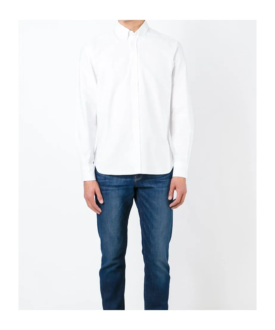Fox-Embroidered Cotton Shirt