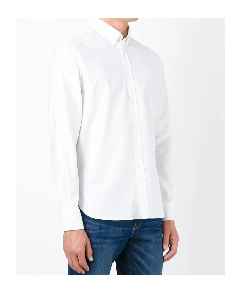 Fox-Embroidered Cotton Shirt
