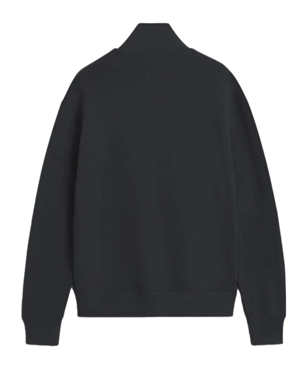 Double Bold Fox Head Half Zip Comfort Sweatshirt