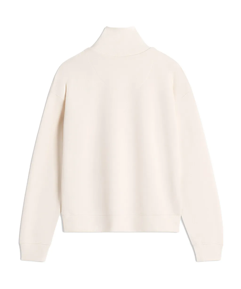 Double Bold Fox Head Half Zip Comfort Sweatshirt