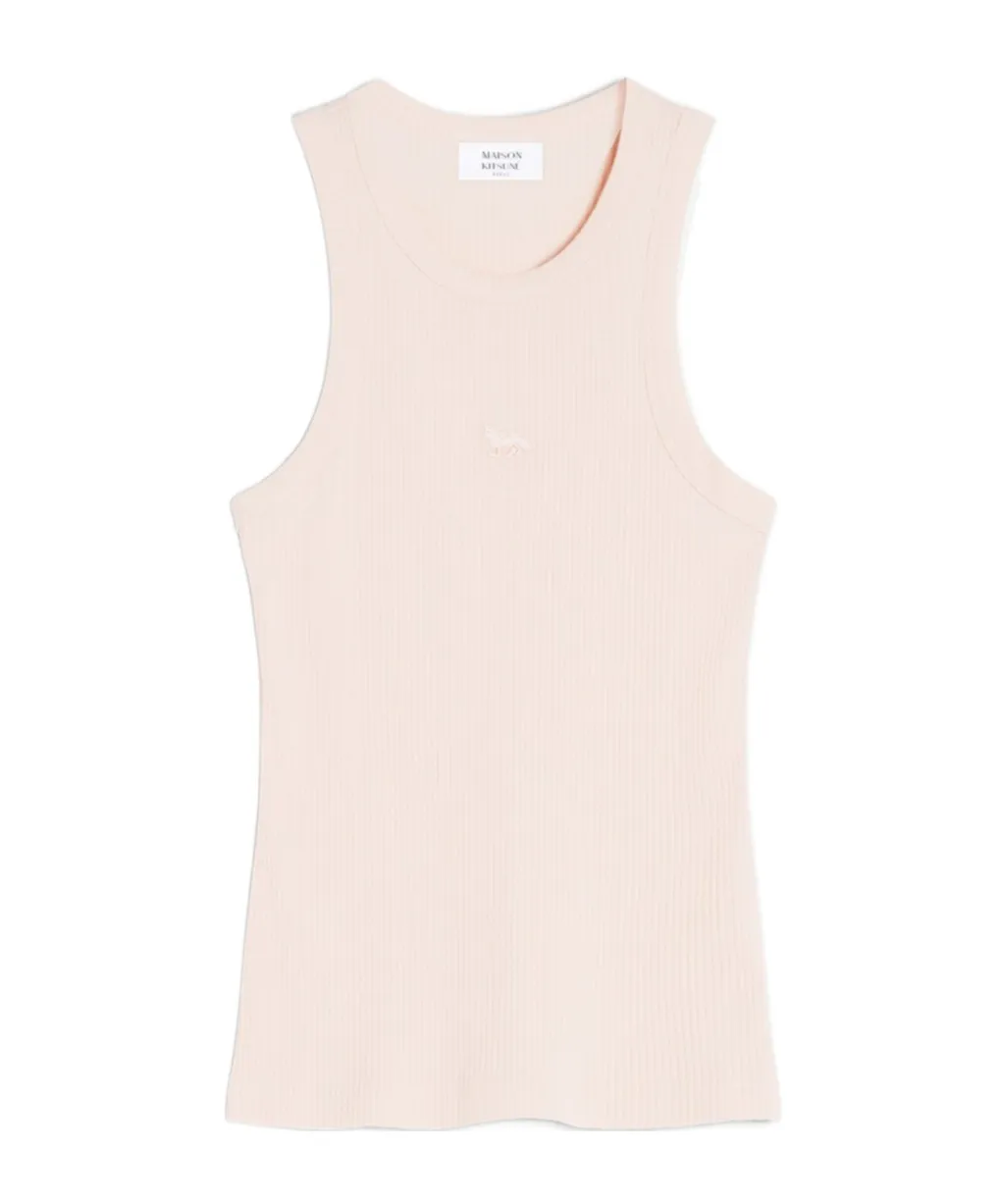 Baby Fox Patch Ribbed Tank Top