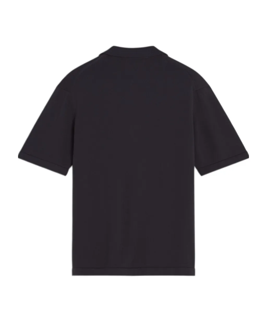 Bold Fox Head Knit Polo Shirt