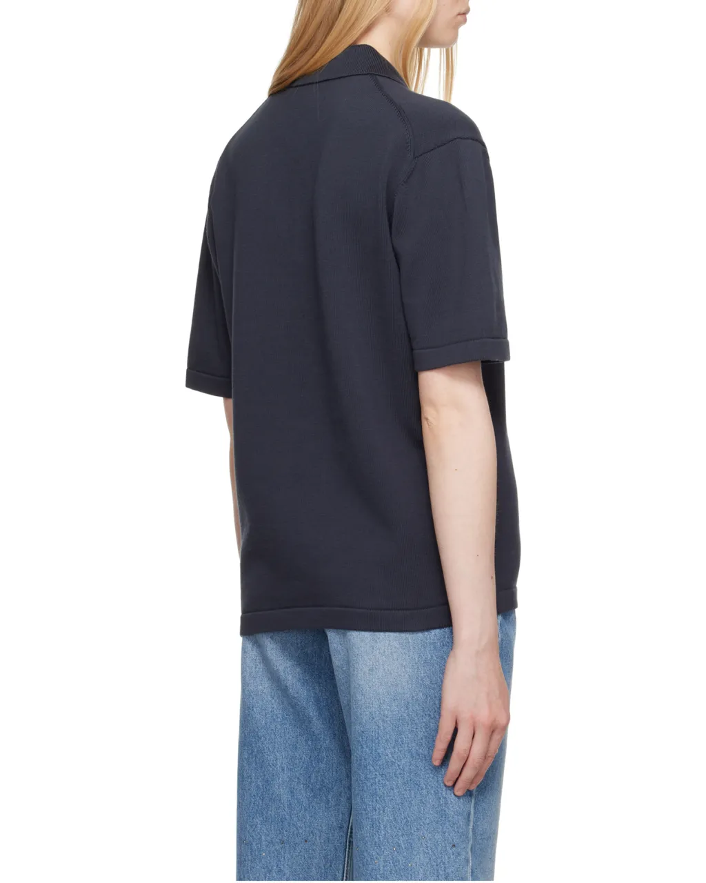 Bold Fox Head Knit Polo Shirt