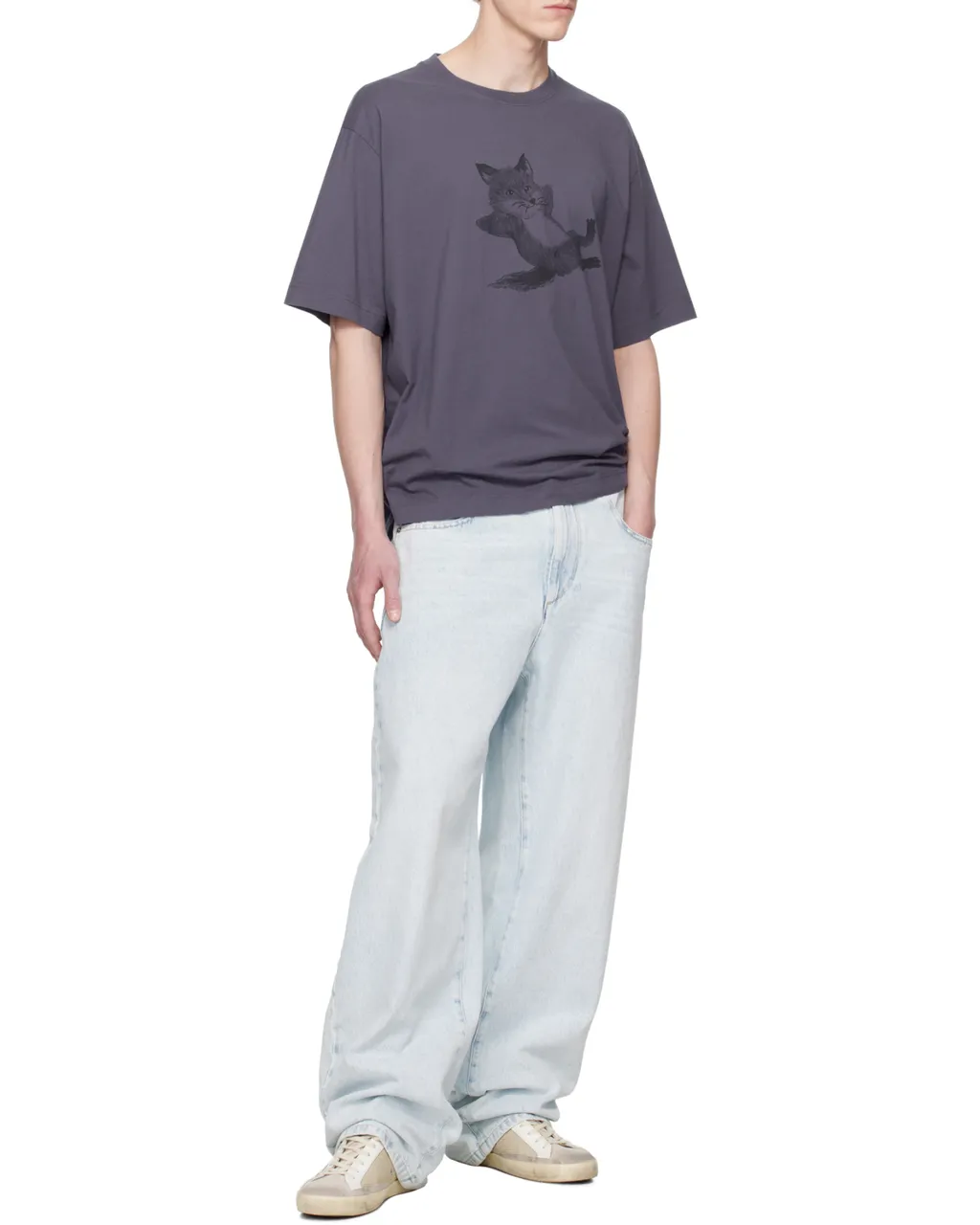 Chillax Print Oversize T-Shirt