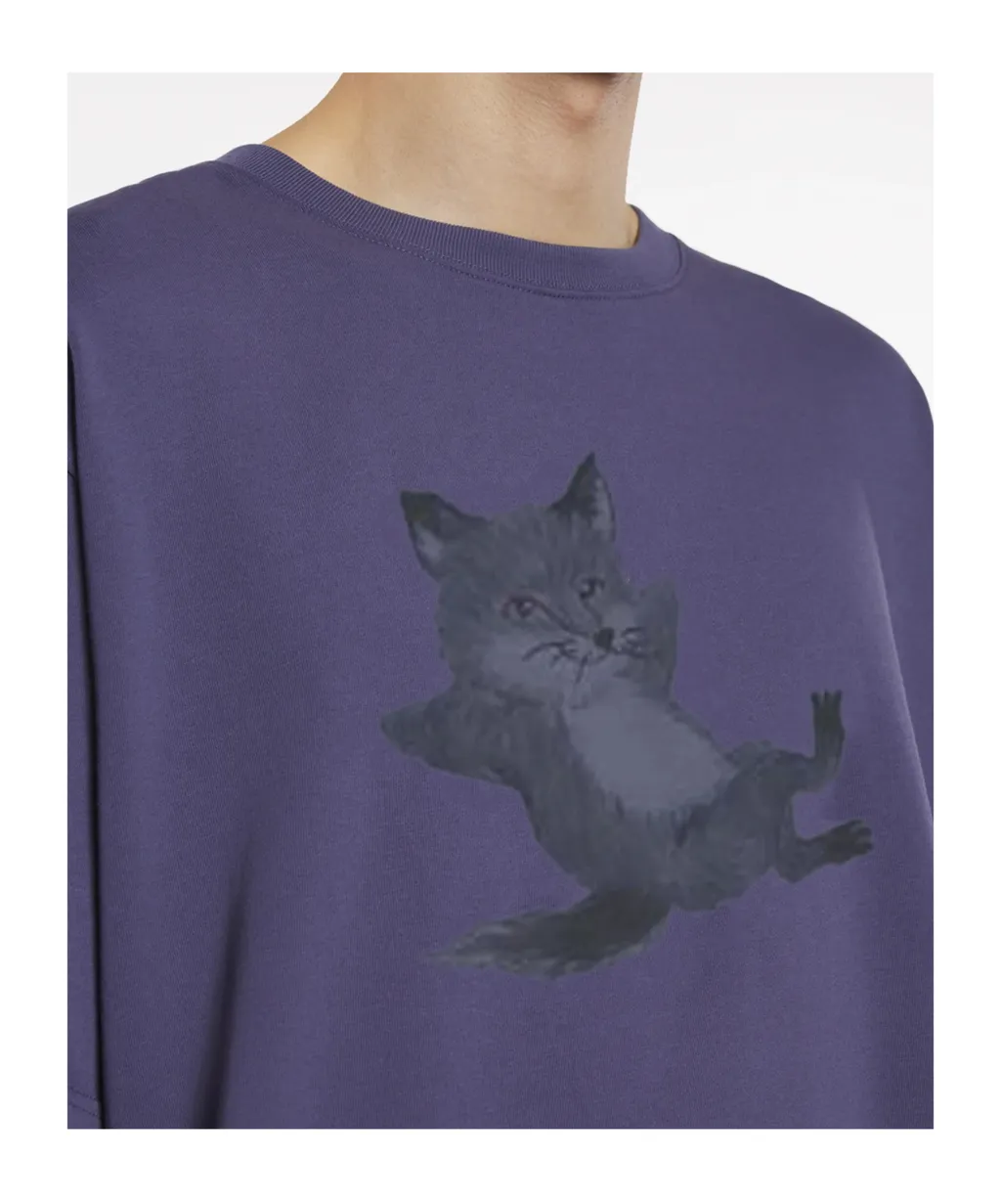 Chillax Print Oversize T-Shirt