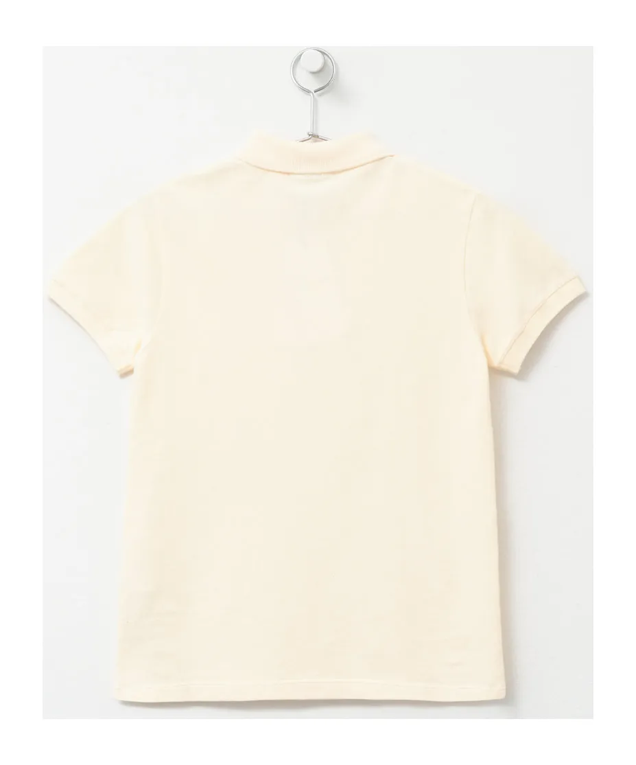 Logo Embroidered Short-Sleeved Polo Shirt