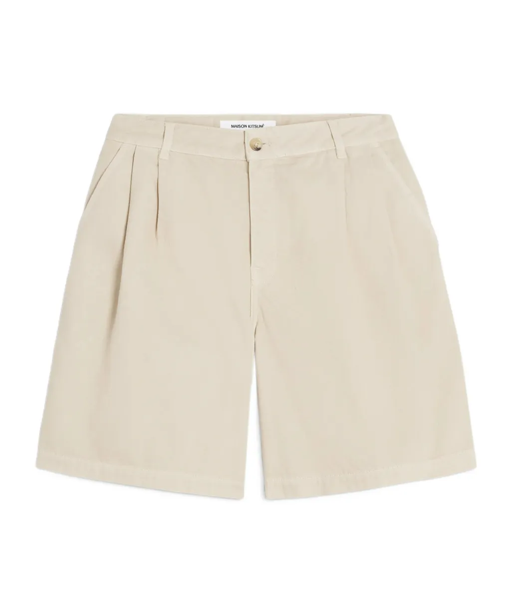 Casual Pleated Bermuda