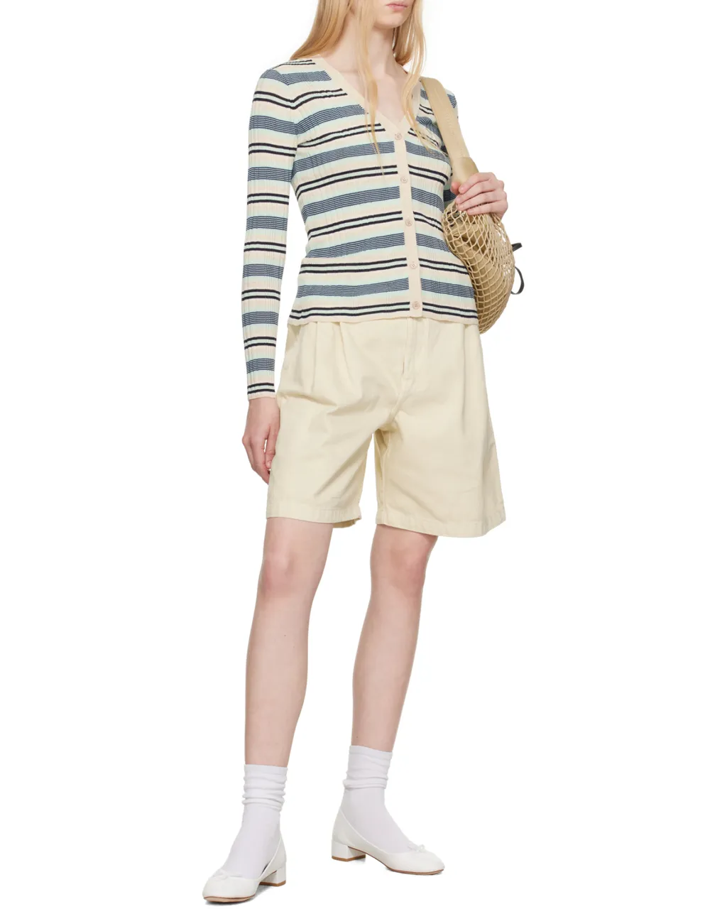 Casual Pleated Bermuda