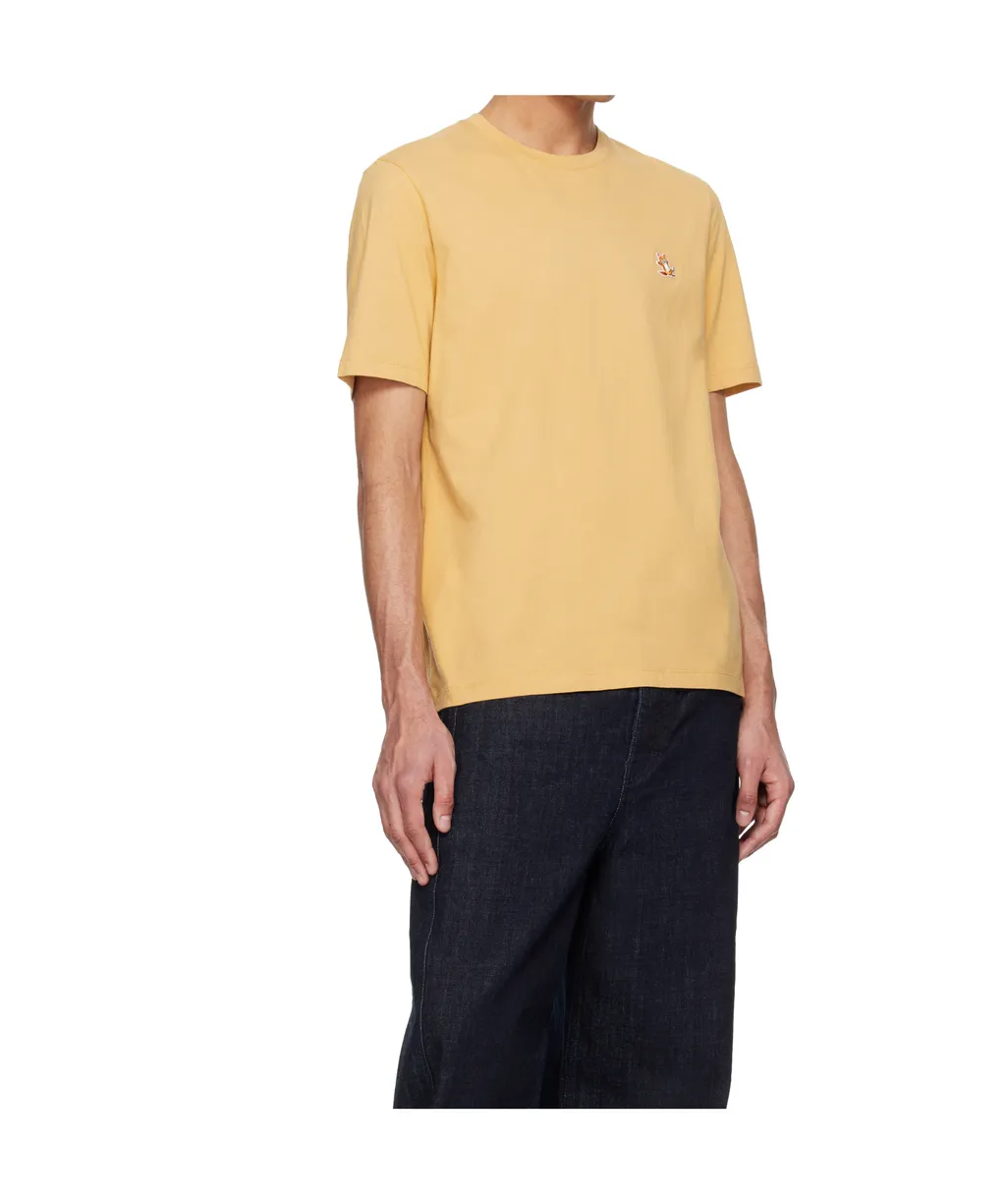 Chillax Fox Patch Crewneck T-Shirt