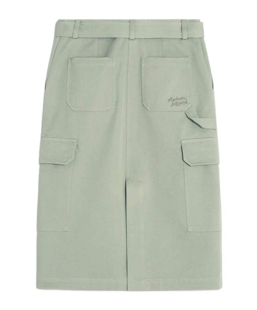 Belted Utility Skirt