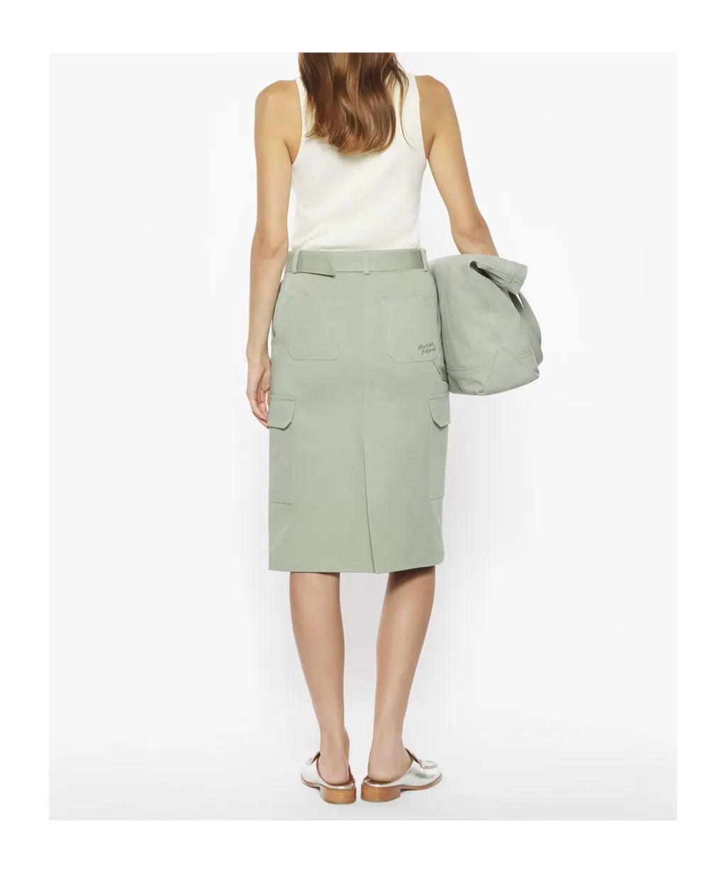 Belted Utility Skirt