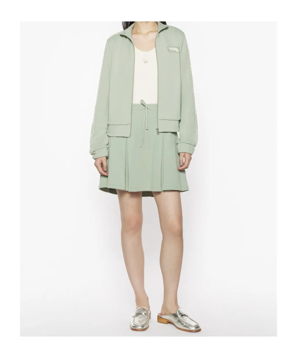 Flash Fox Mini Pleated Skirt