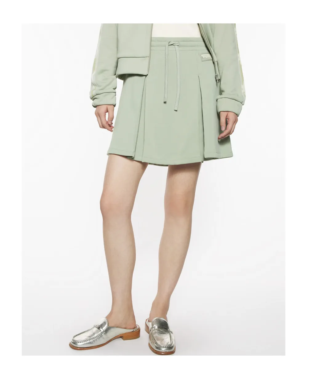 Flash Fox Mini Pleated Skirt