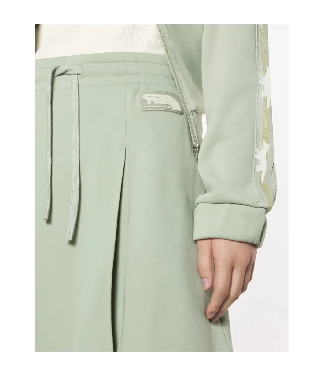 Flash Fox Mini Pleated Skirt