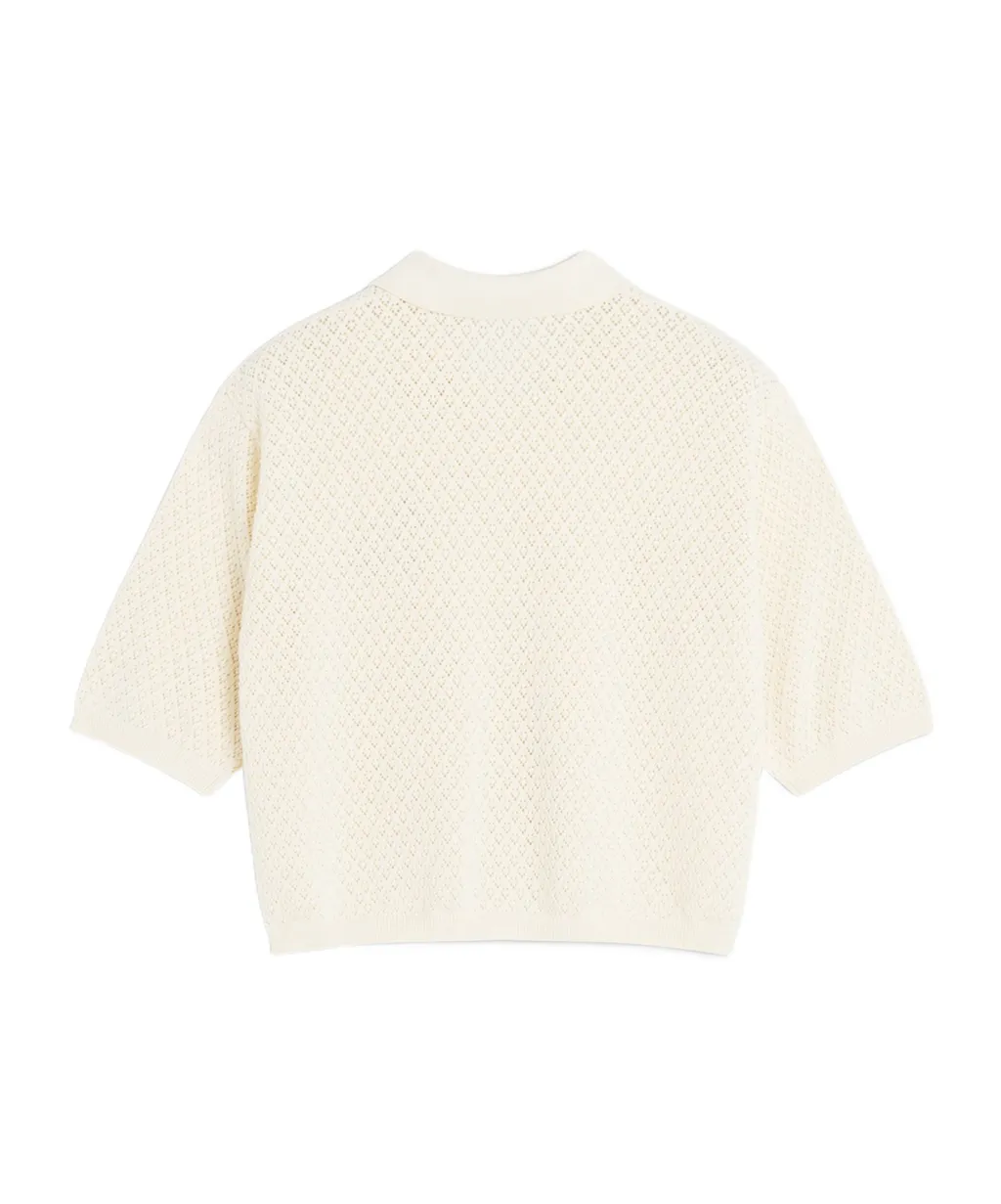 Baby Fox Embroidered Pointelle Cardigan