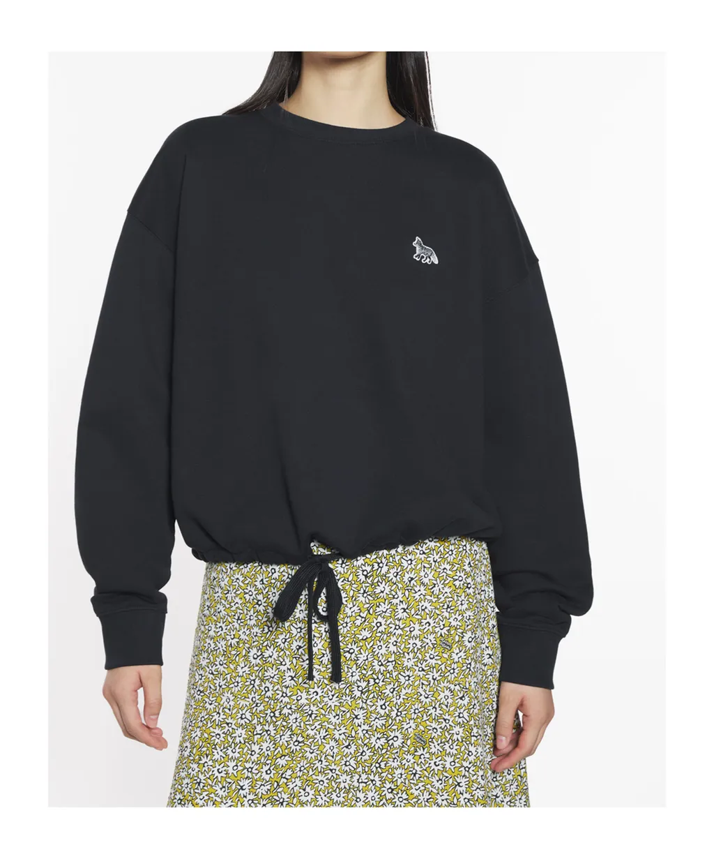 Baby Fox Patch Drawstring Comfort Sweatshirt