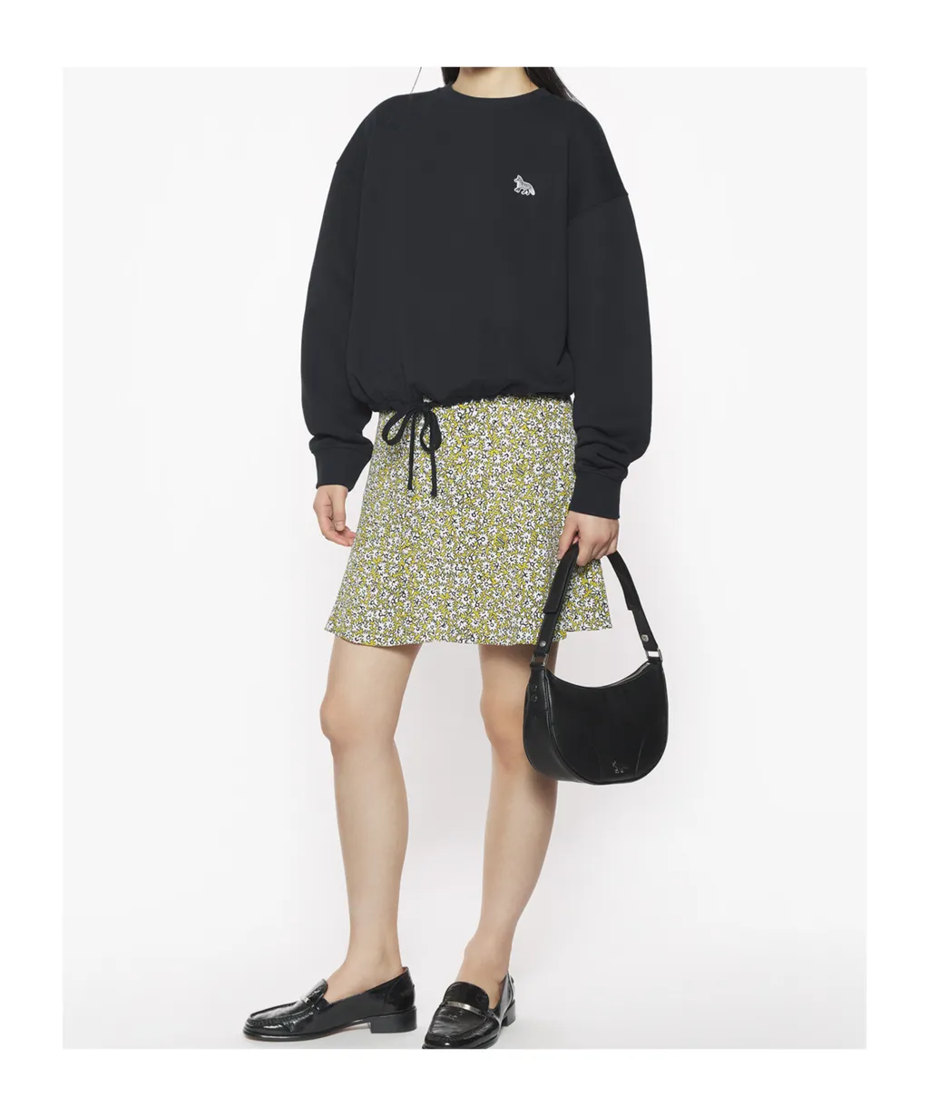 Baby Fox Patch Drawstring Comfort Sweatshirt