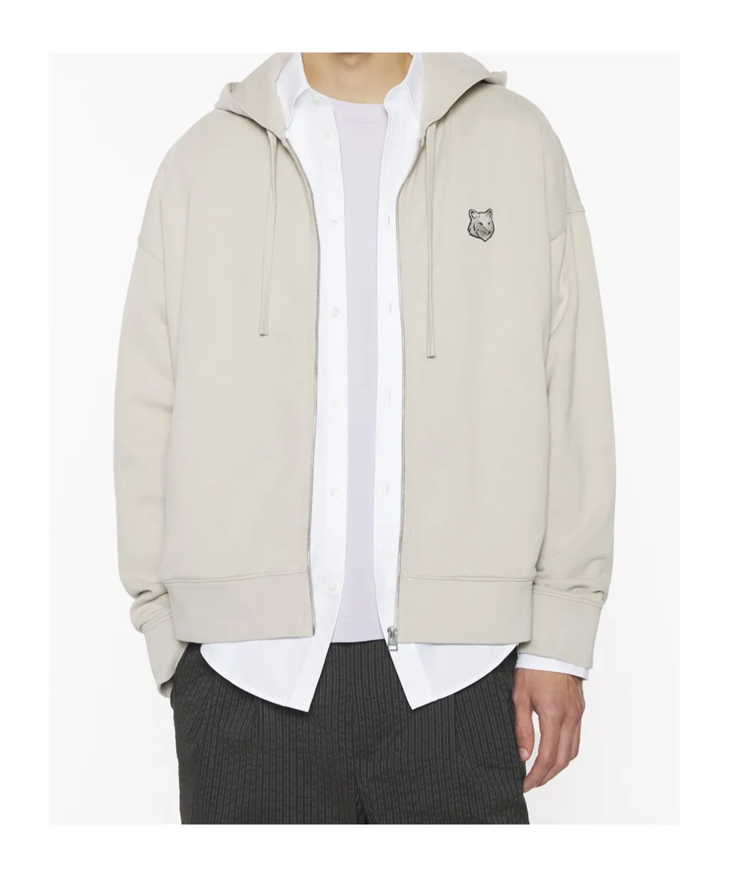 Bold Fox Head Patch Oversize Hoodie