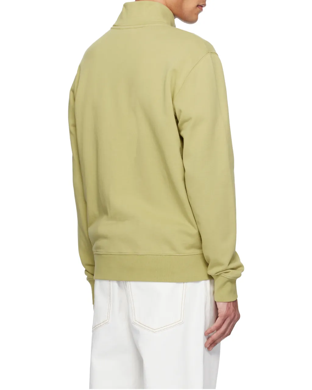 Fox Head-Patch Zip-Up Cardigan