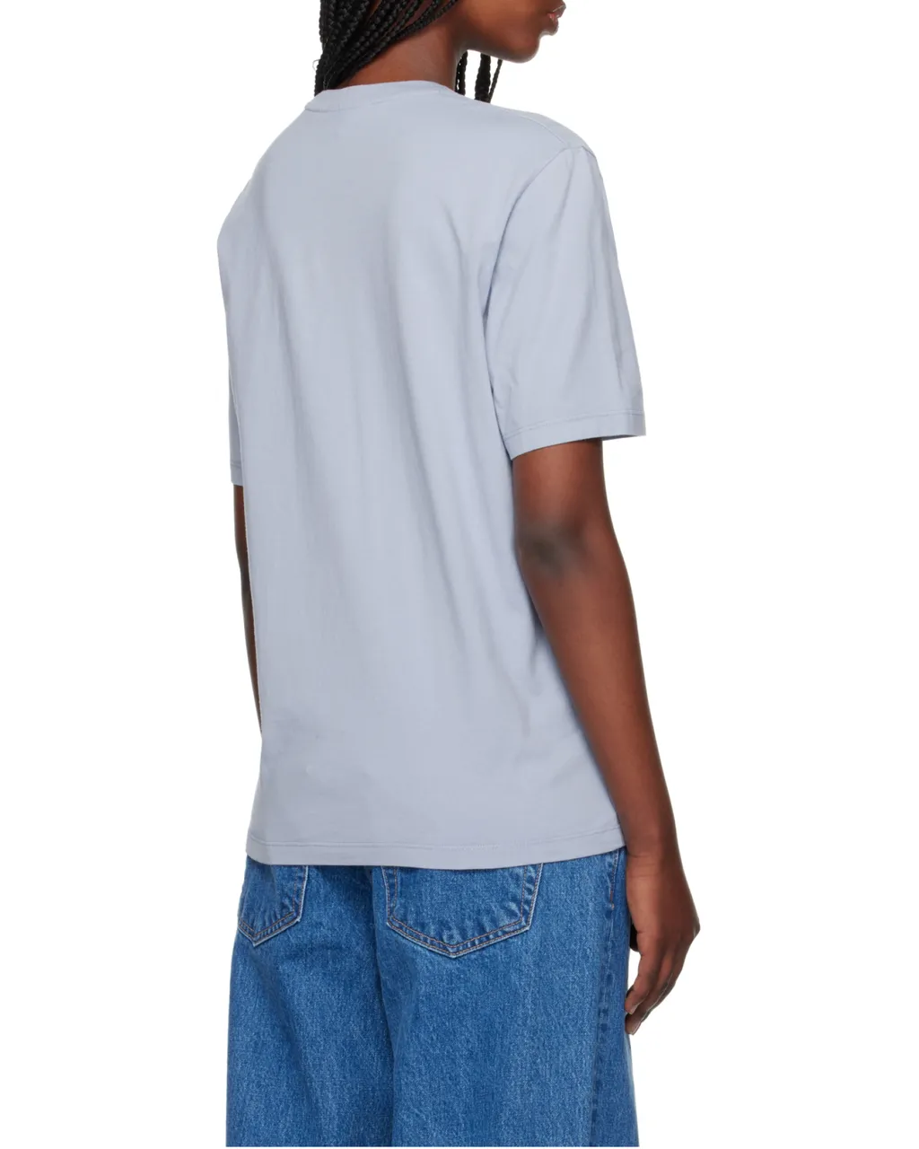 Chillax Fox Patch Crewneck T-Shirt
