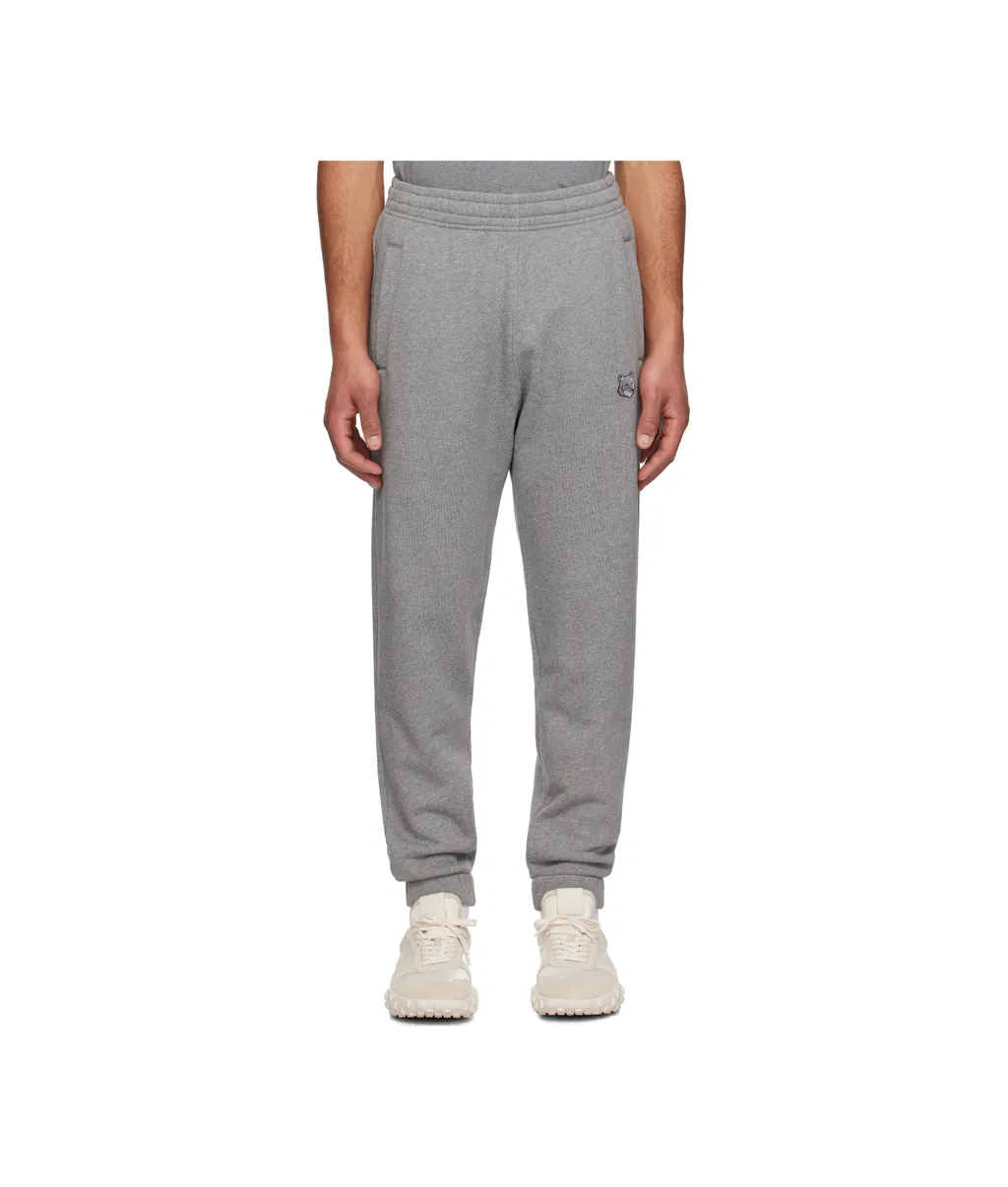 Fox-Embroidered Joggers