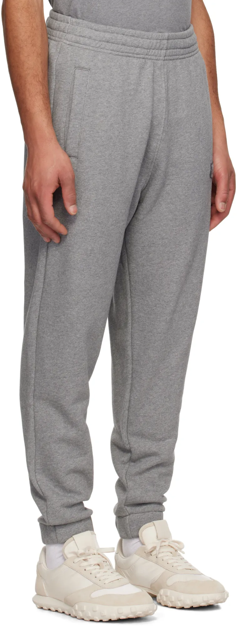 Fox-Embroidered Joggers