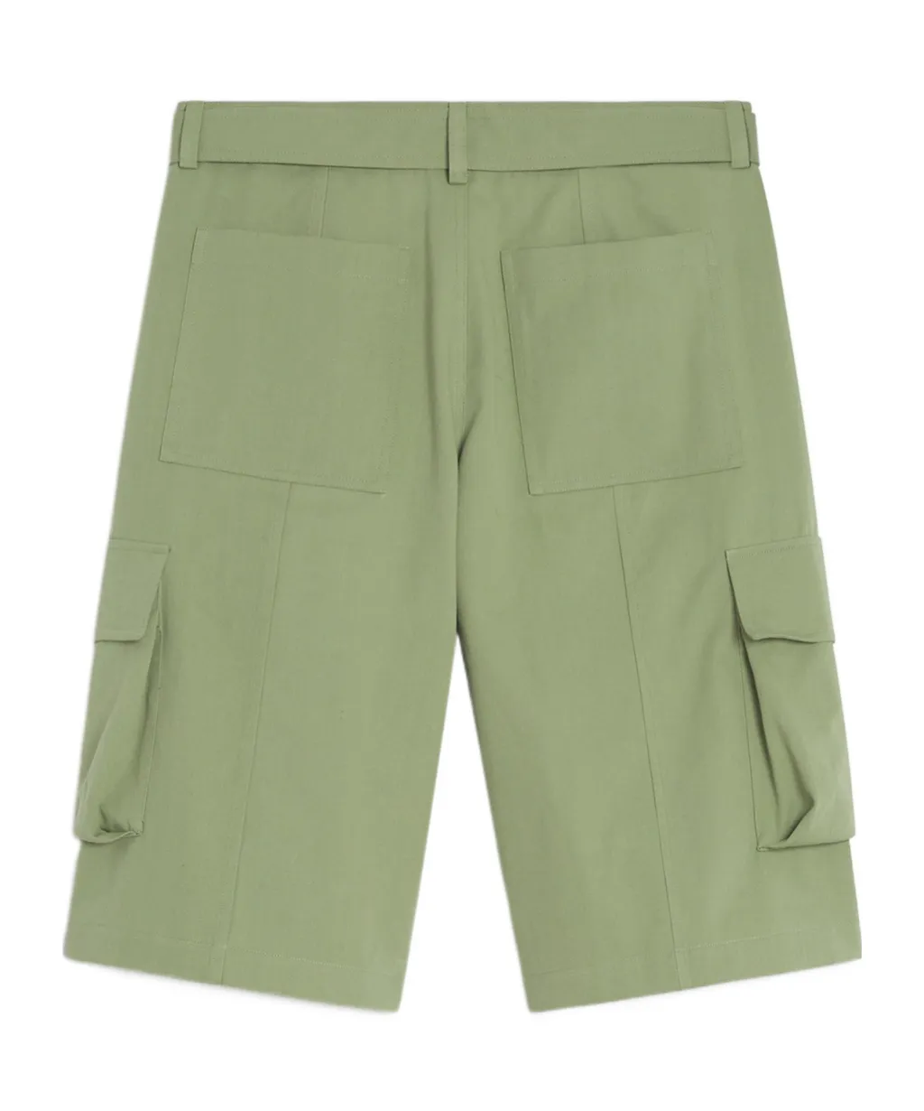 Belted Bermuda Shorts