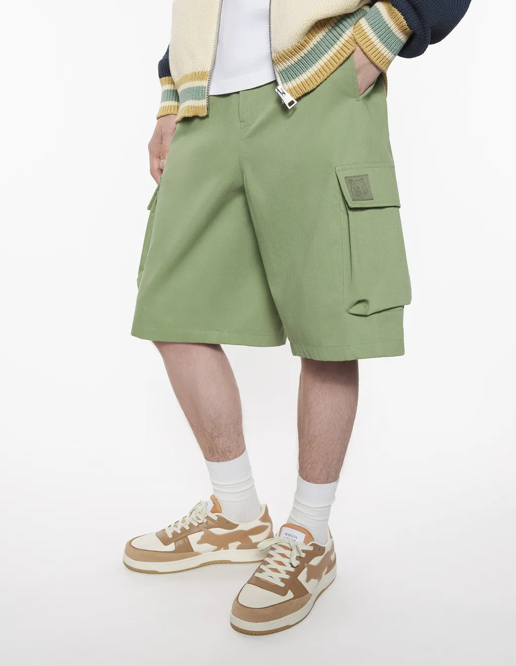 Belted Bermuda Shorts