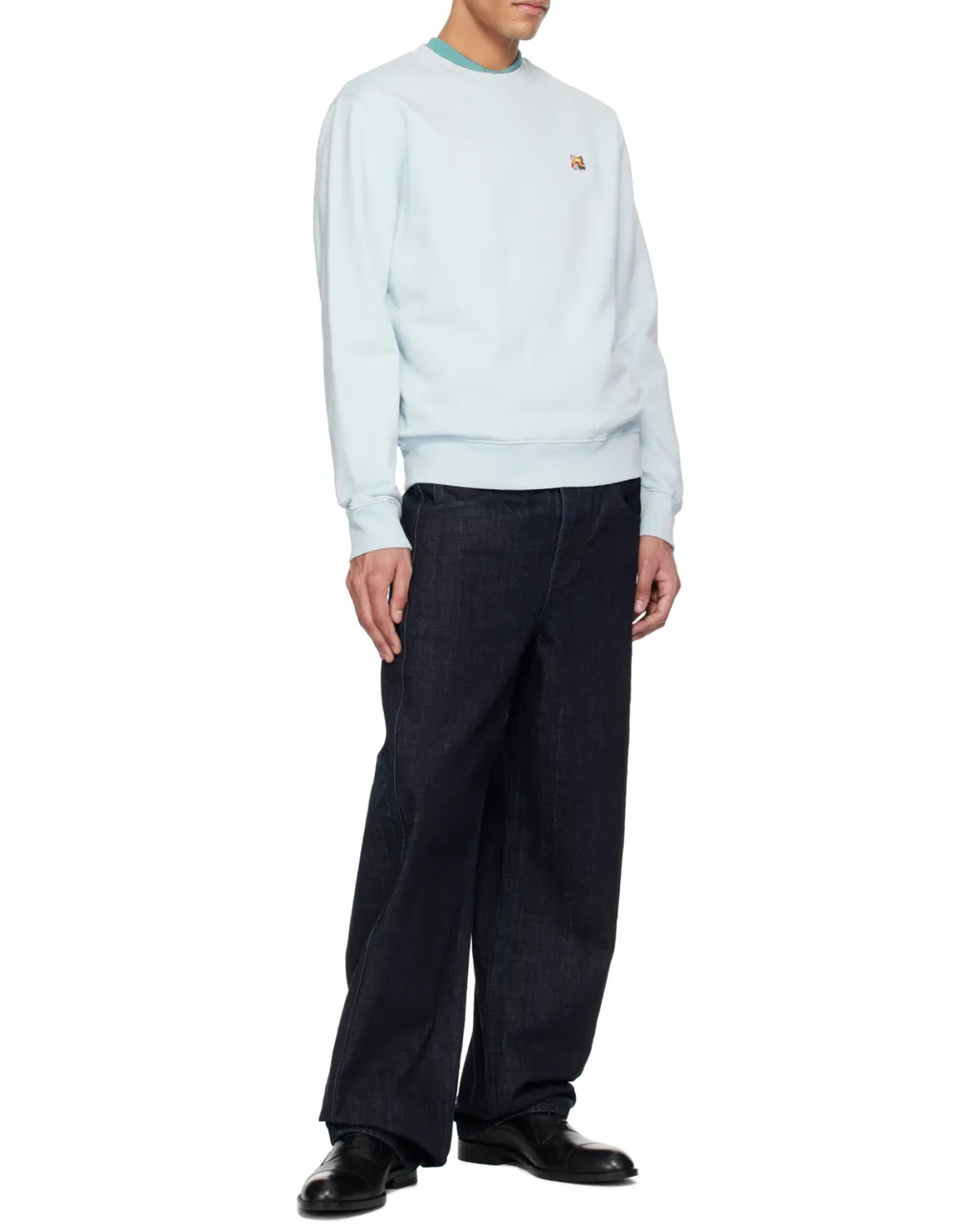 Fox Head Patch Crewneck Sweatshirt