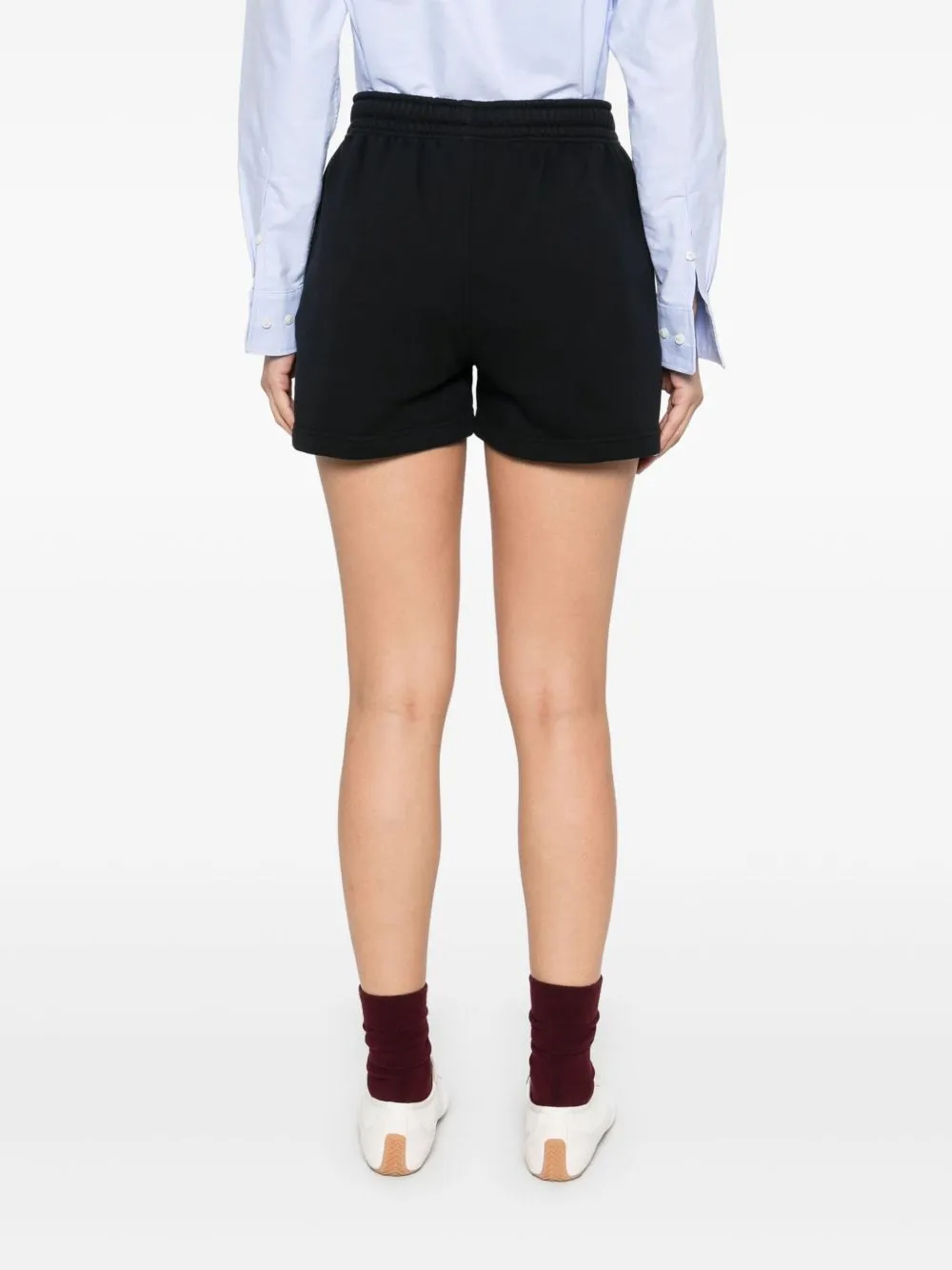 Baby Fox-Patch Drawstring Shorts