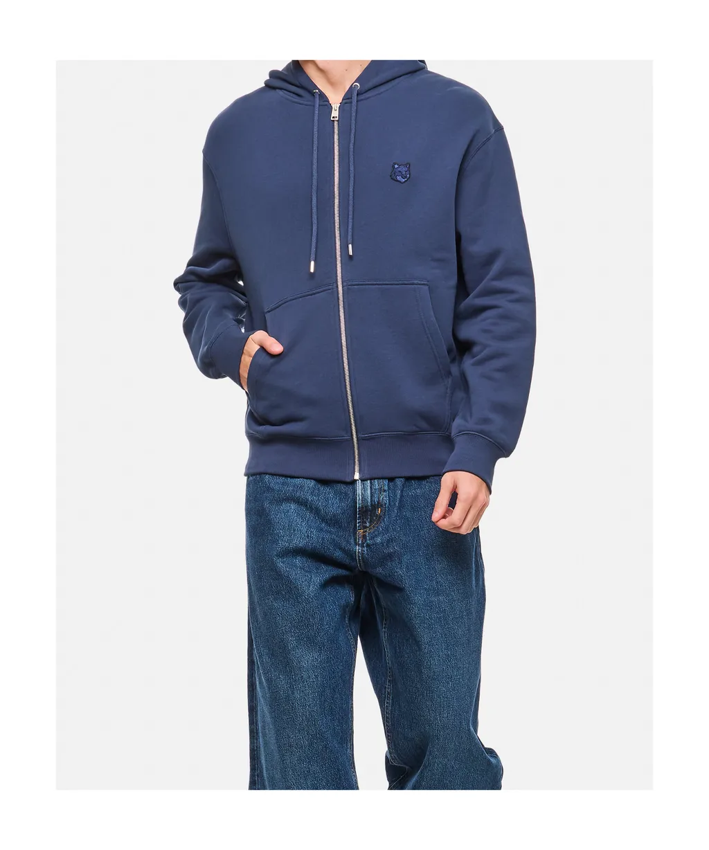 Zip-Up Drawstring Hoodie