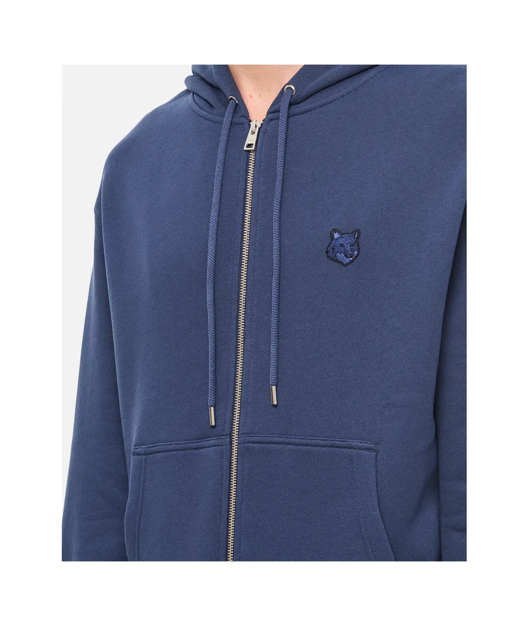 Zip-Up Drawstring Hoodie