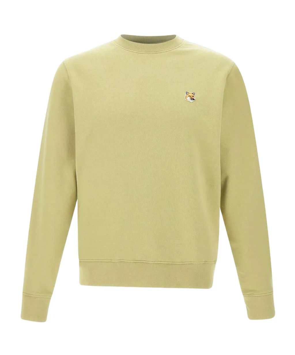 Fox Head Patch Crewneck Sweatshirt