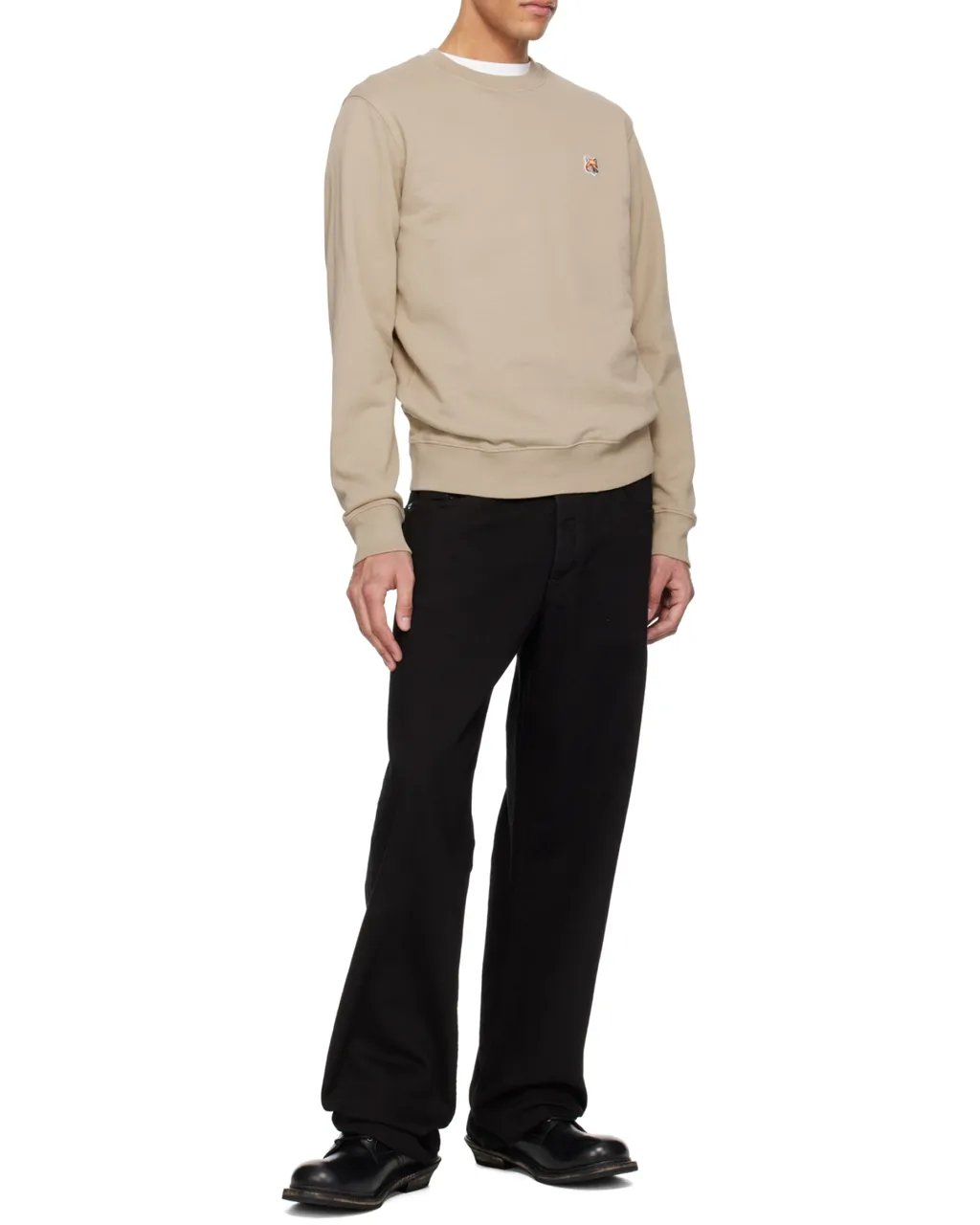 Fox Head Patch Crewneck Sweatshirt