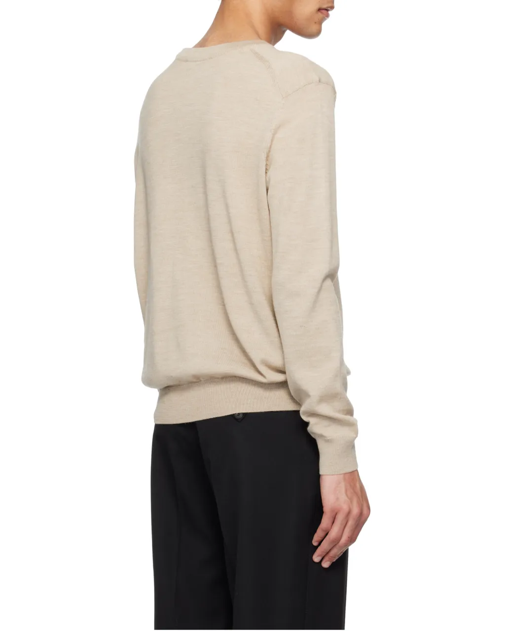 Bold Fox Head Patch Knitted Jumper