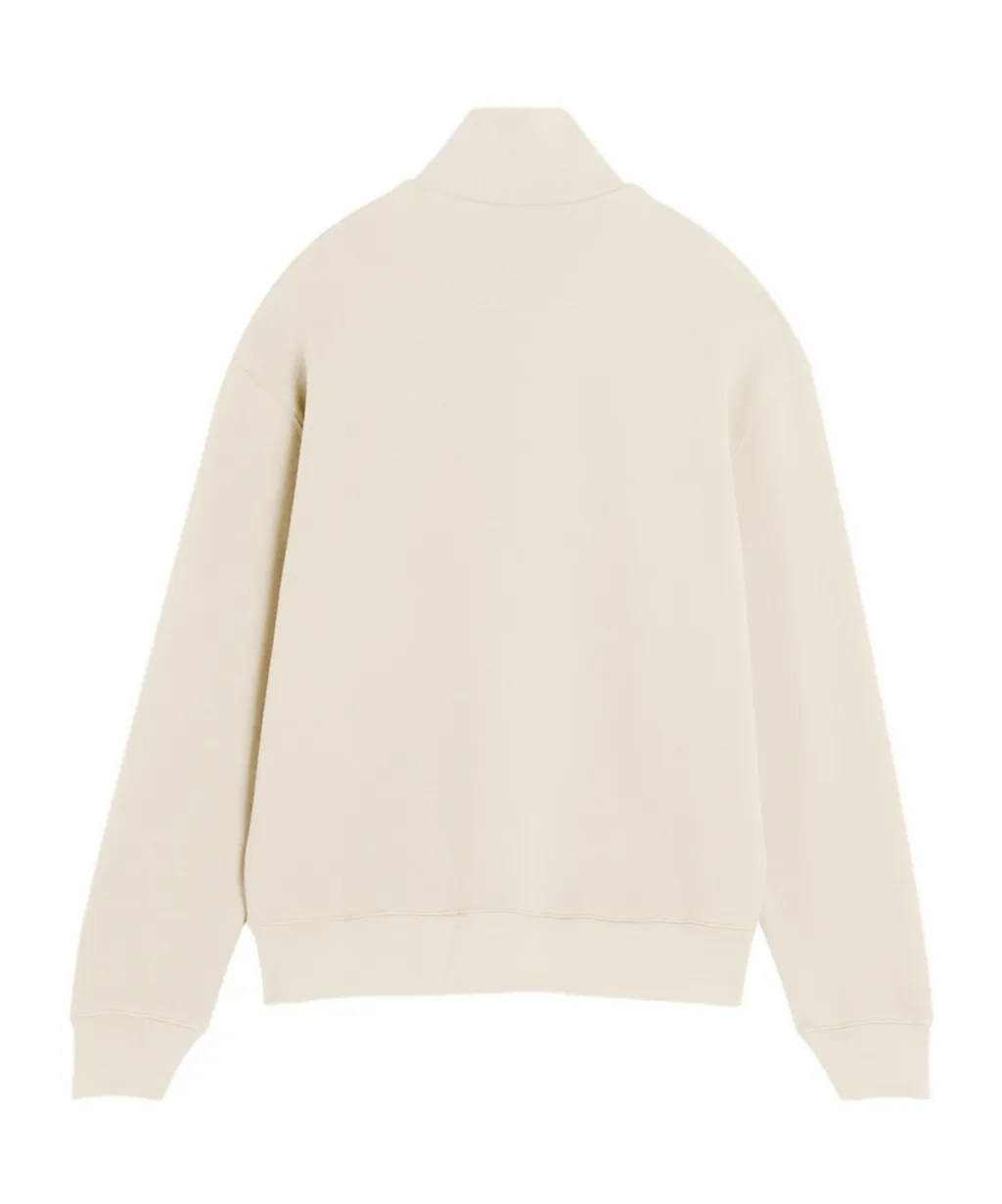 Bold Fox Head Patch Comfort Half Zipped Sweatshirt