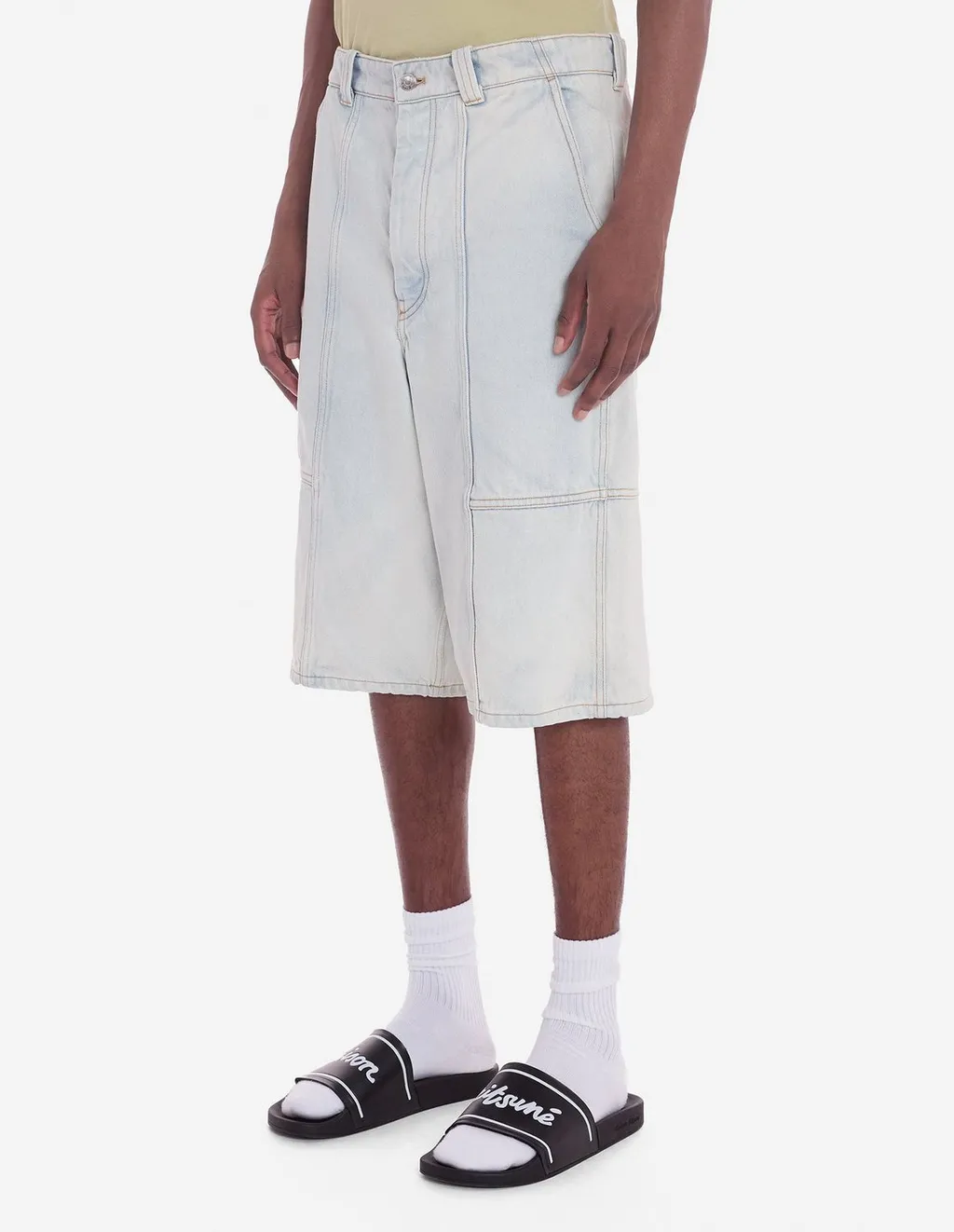 Denim Bermuda Shorts
