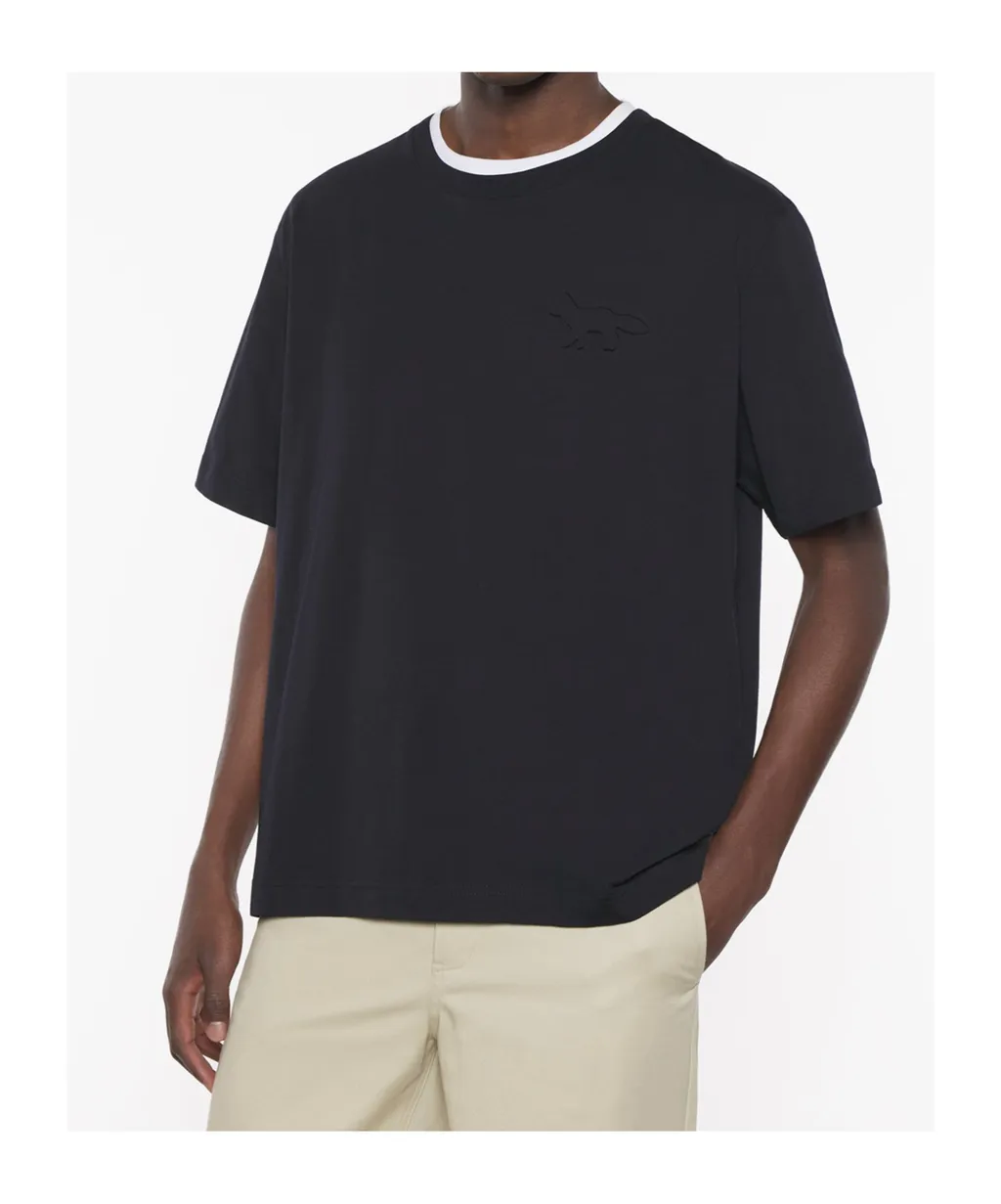 Embossed Profile Fox Oversize Tee-Shirt